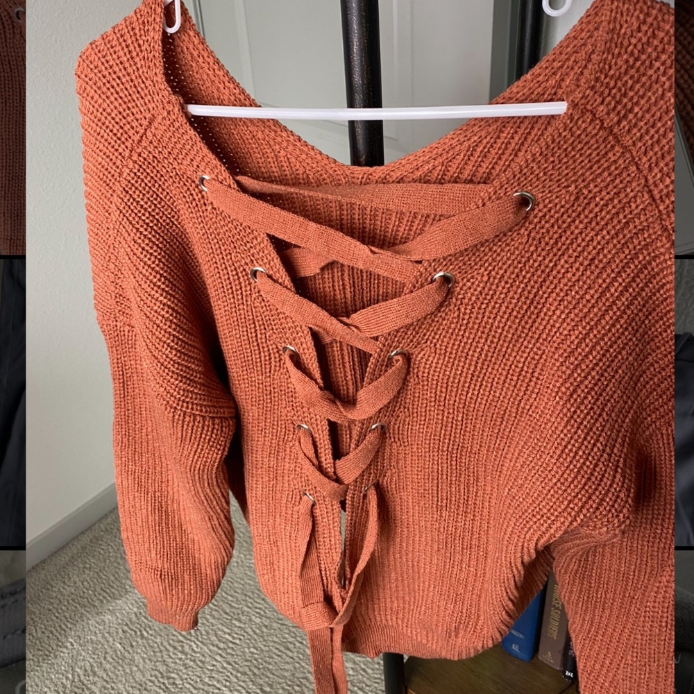 Goodnight Macaroon Criss Cross Sweater